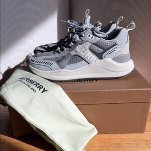 Burberry Light Gray Sneakers